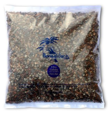 2 Gallons BonsaiJack Organic Bonsai Soil Mix 221 (8 Dry Quarts)