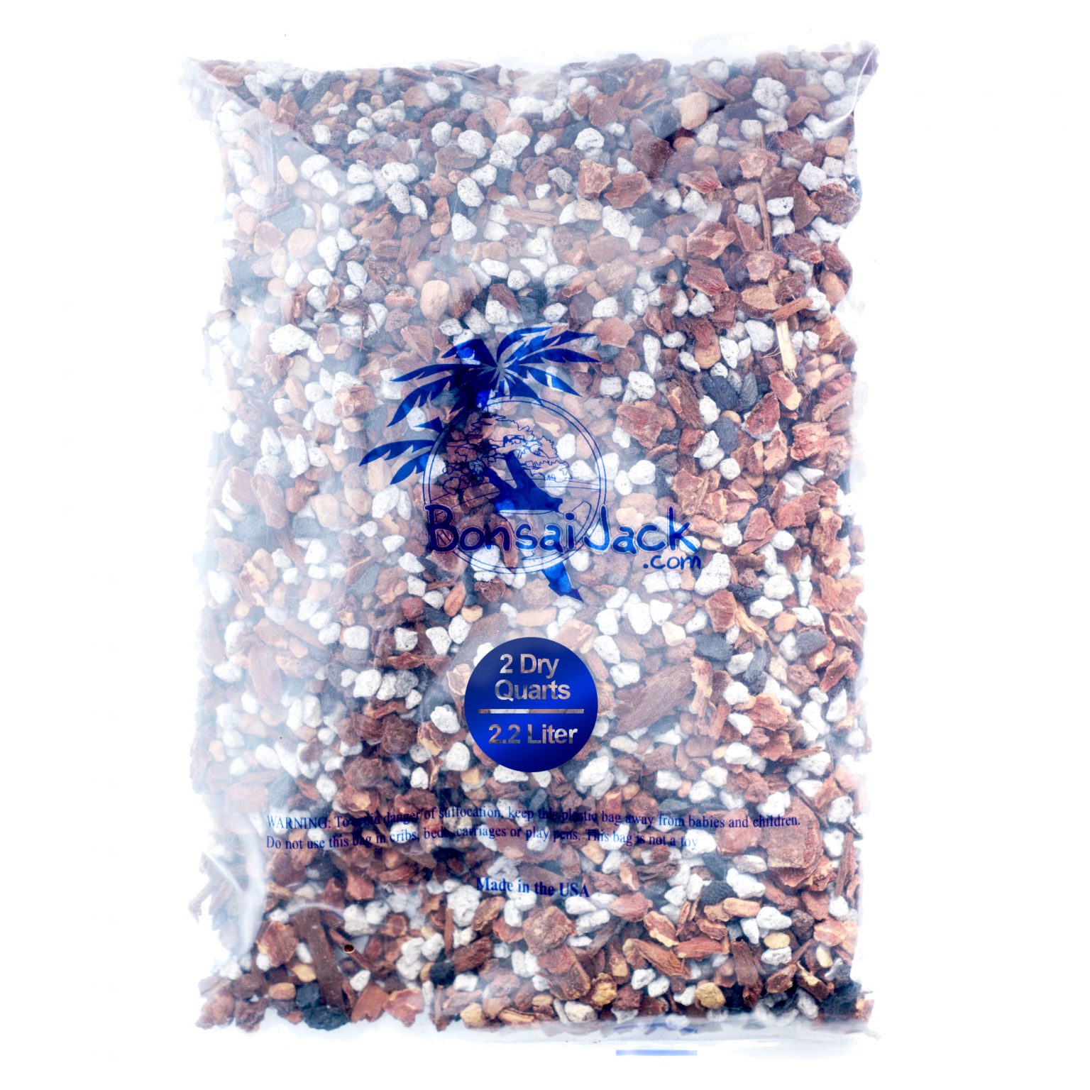 2 Dry Quarts Organic Conifer Bonsai Soil Mix. Juniper Plus. pH 5.8 Mix