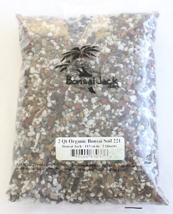 2 Dry Quarts BonsaiJack Organic Bonsai Soil Mix 221 Bonsai Jack