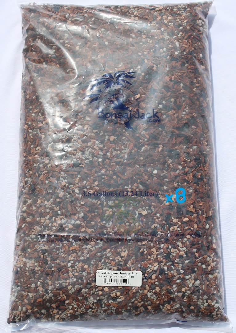 28 Gallons Organic Conifer Bonsai Soil Mix. Juniper Plus. pH 5.8 Mix