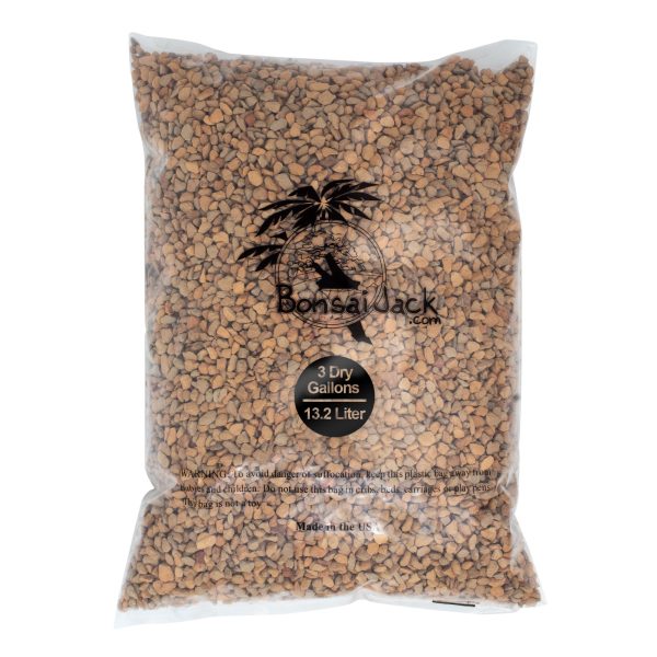 3 Gallons 1/4 Inch Monto Clay pH 5.6 (Montmorillonite Calcined Clay) Bonsai Soil Amendment (12 Dry Quarts)