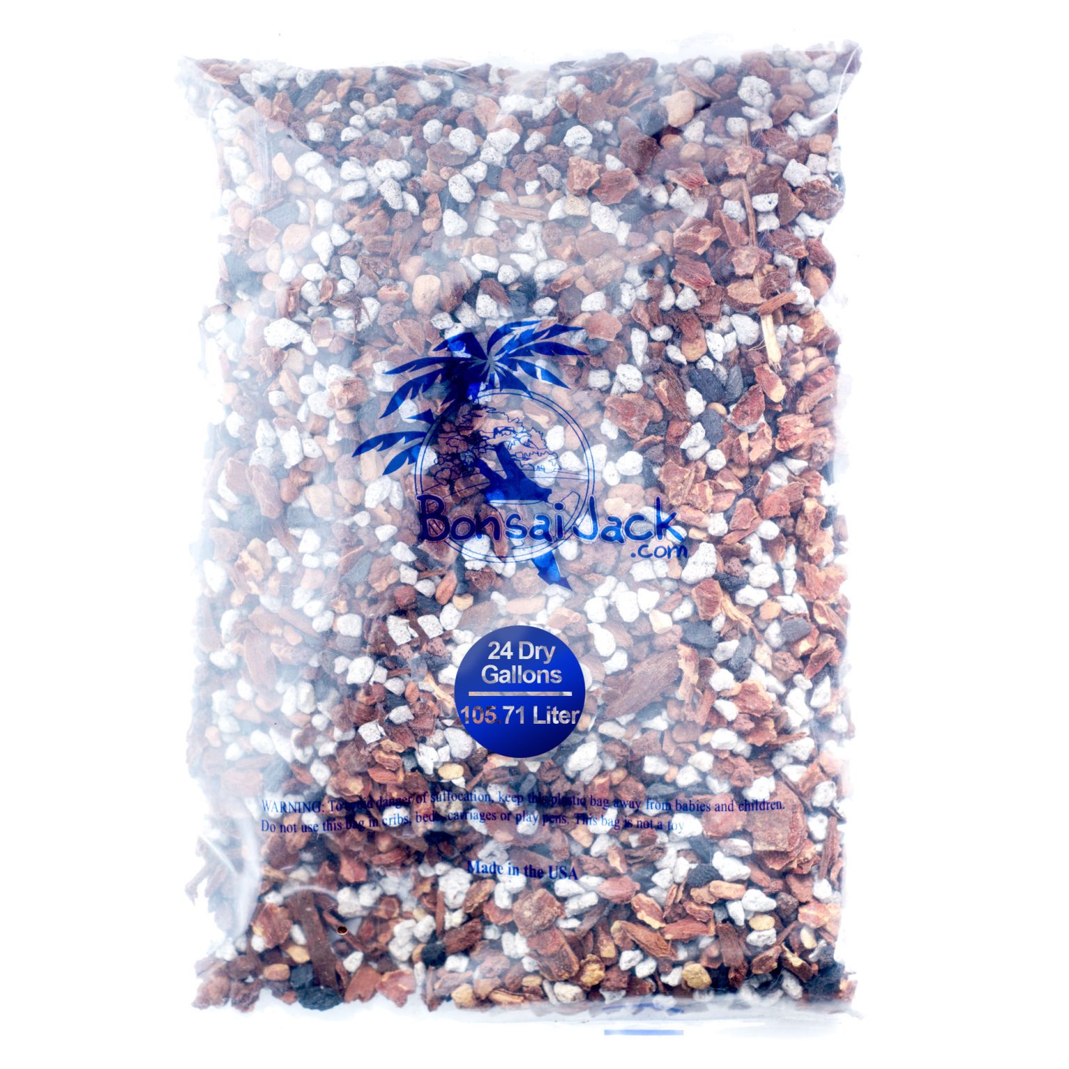 2 Dry Quarts Organic Conifer Bonsai Soil Mix. Juniper Plus. pH 5.8 Mix 1DFD1 Bonsai Jack