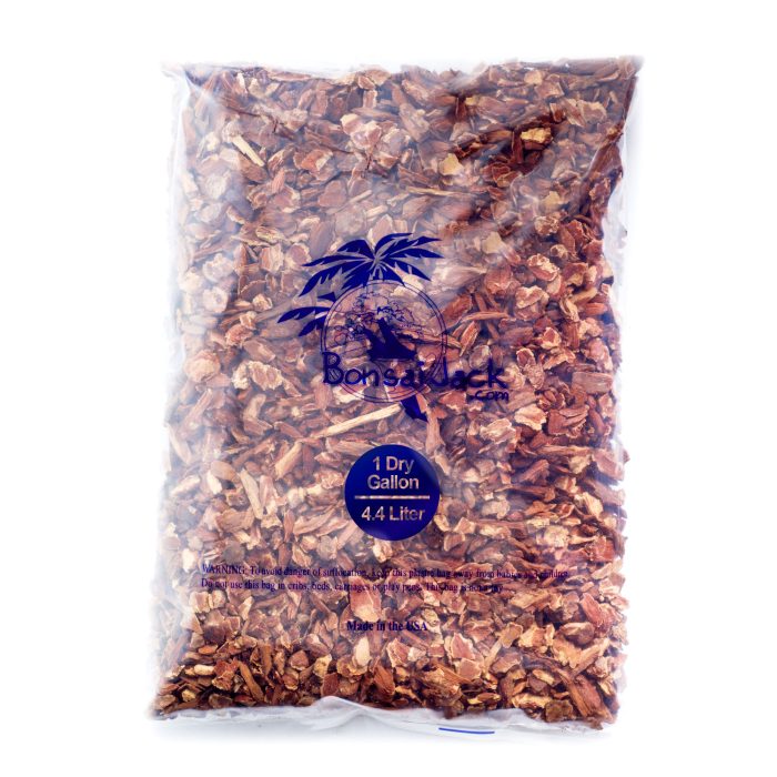 1 Gallon 1/4 Inch Douglas Fir Bark Fines (4 Dry Quarts)