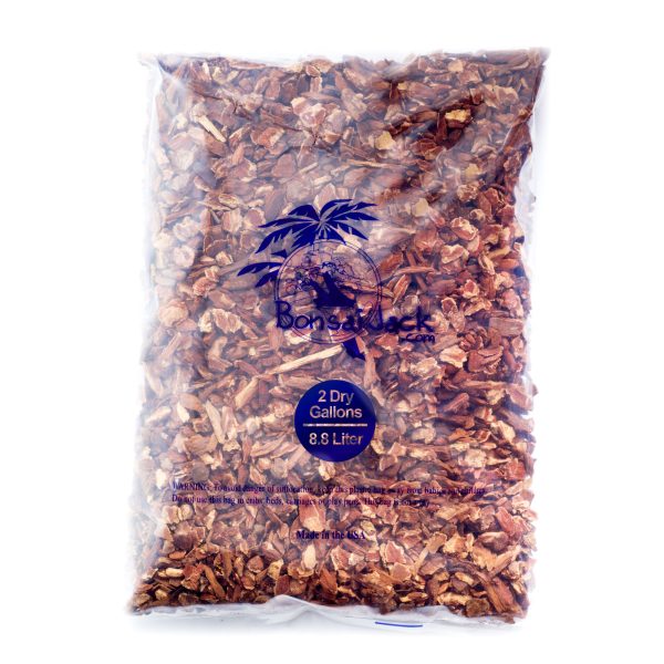 2 Gallons 1/4 Inch Douglas Fir Bark Fines (8 Dry Quarts)