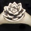 Succulent Ring. Solid Silver, Costume Jewelry - Image 2