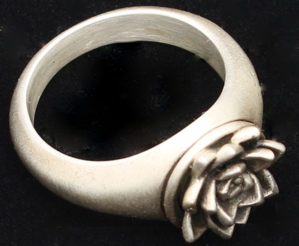 Succulent Ring. Solid Silver, Costume Jewelry - Image 3